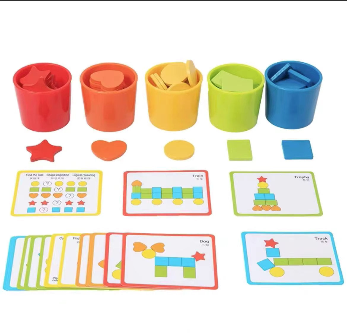 π§© Montessori Color Shape Classification Toy β Early Education Matching Game for Kids π¨