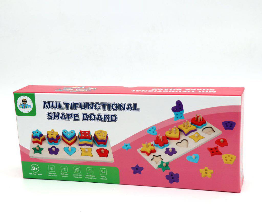 π§  Montessori Shape & Number Puzzle Board β Learn, Stack, Sort & Play! ππ’π‘