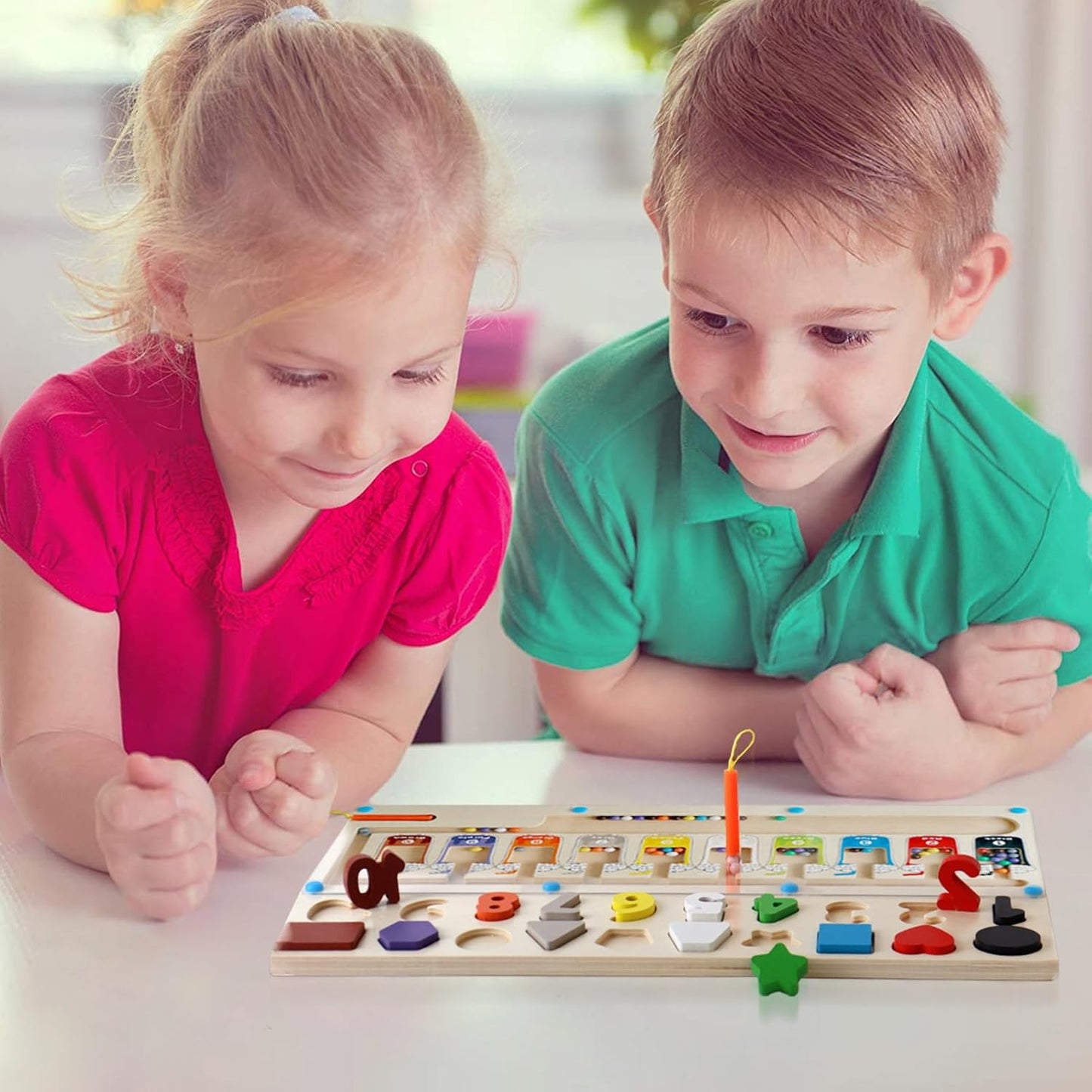 π§² Montessori Magnetic Number Maze Board β Learn Shapes, Colors & Counting the Fun Way! π¨π’π