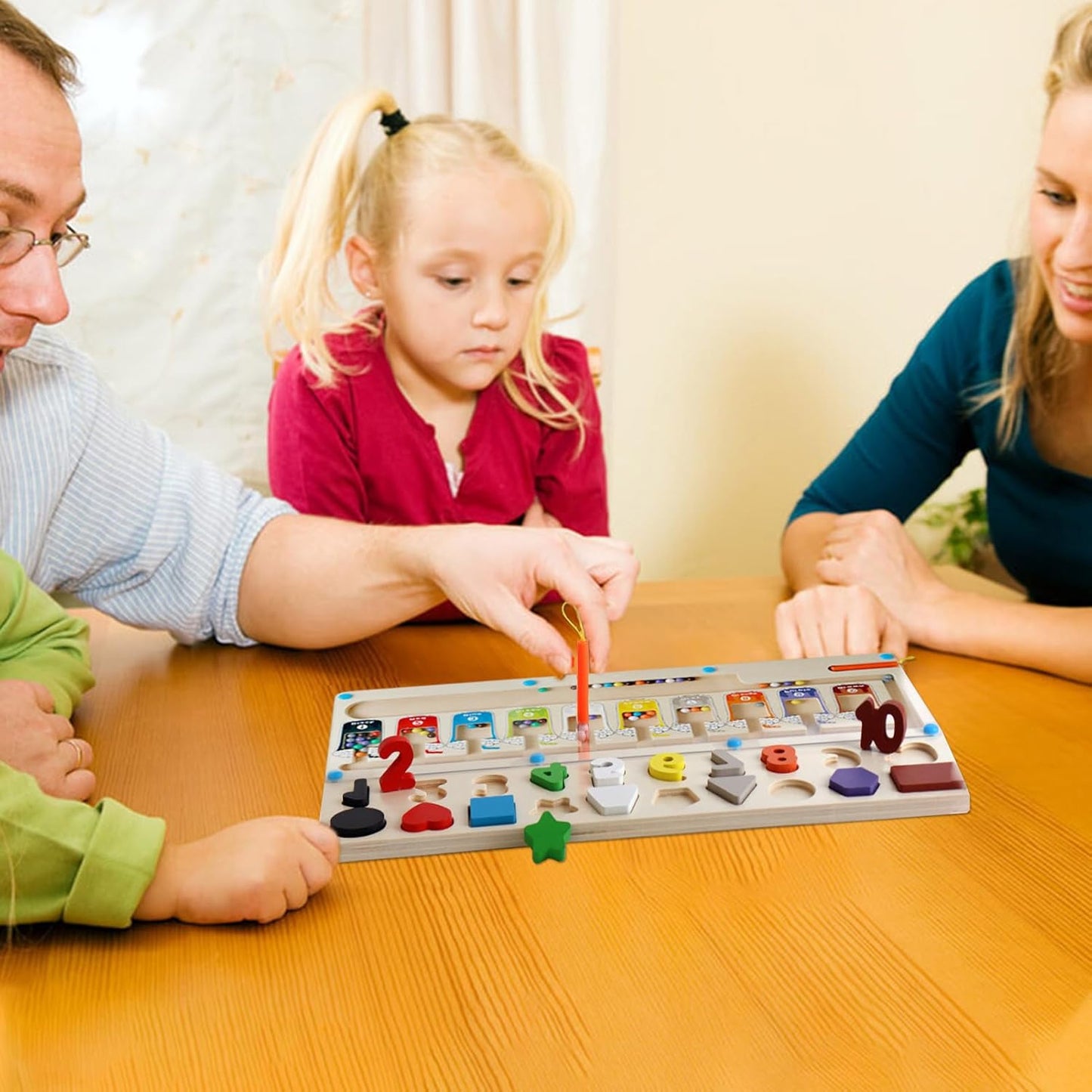 π§² Montessori Magnetic Number Maze Board β Learn Shapes, Colors & Counting the Fun Way! π¨π’π
