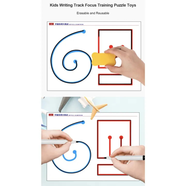 π§ βοΈ Kids Left & Right Brain Training Puzzle Set | Hand Coordination & Focus Development | Montessori-Inspired Toy for 3+ π―π