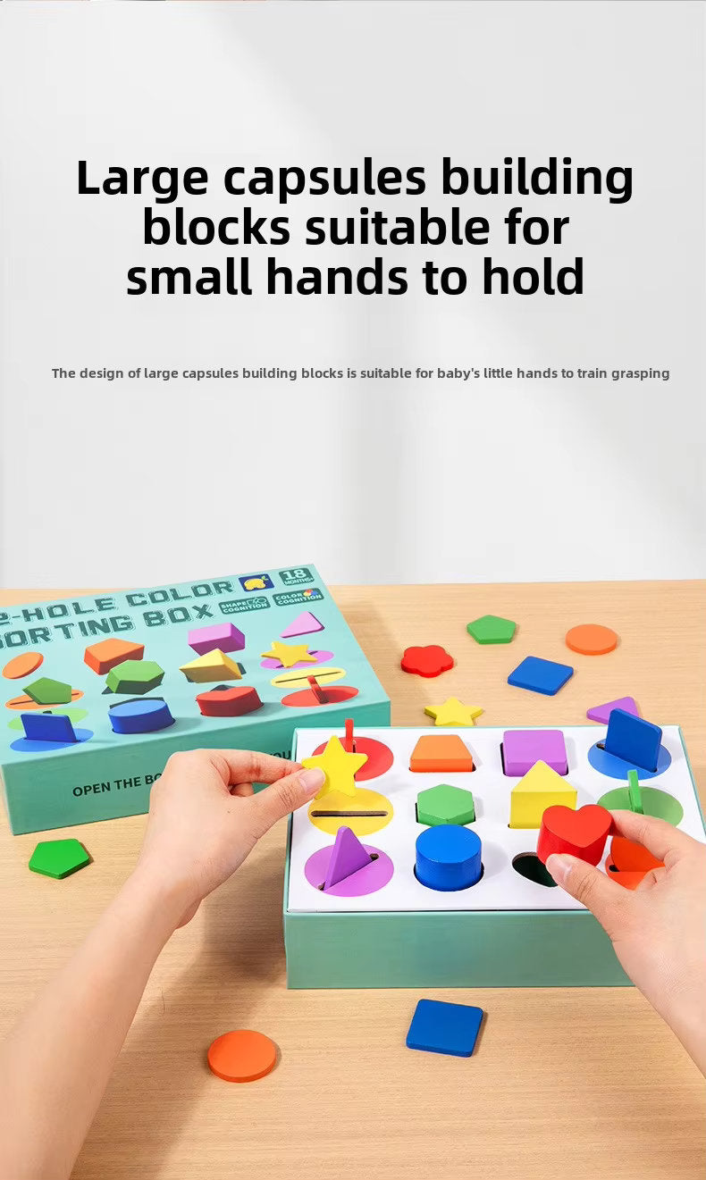 π¨ Montessori Shape Sorting Fun for Toddlers! π