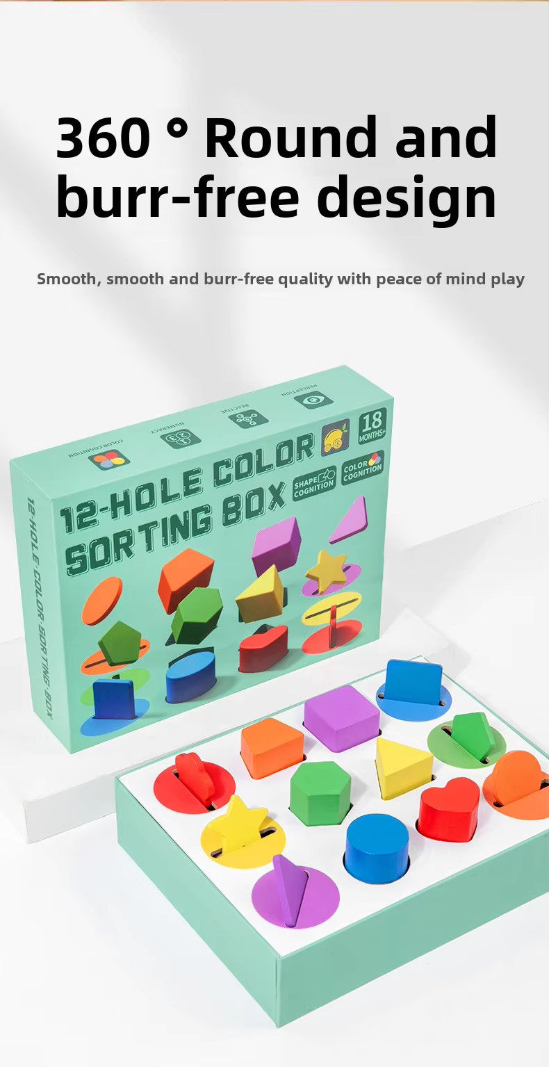 π¨ Montessori Shape Sorting Fun for Toddlers! π