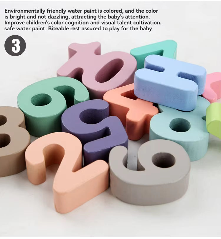 π’π Montessori 3-in-1 Number Puzzle Toy | Stacking, Counting & Shape Sorting | Early Learning Fun for Toddlers π―πΆ
