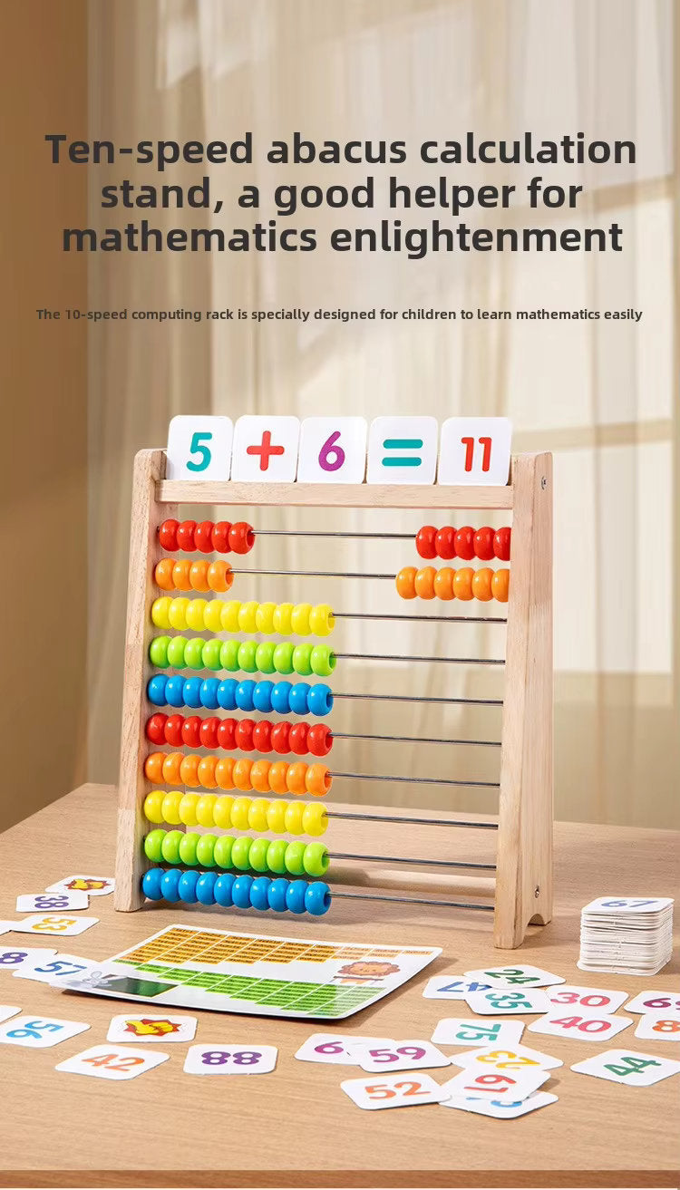 ๐งฎ Wooden Abacus Stand for Kids โ Make Math Fun & Hands-On! ๐