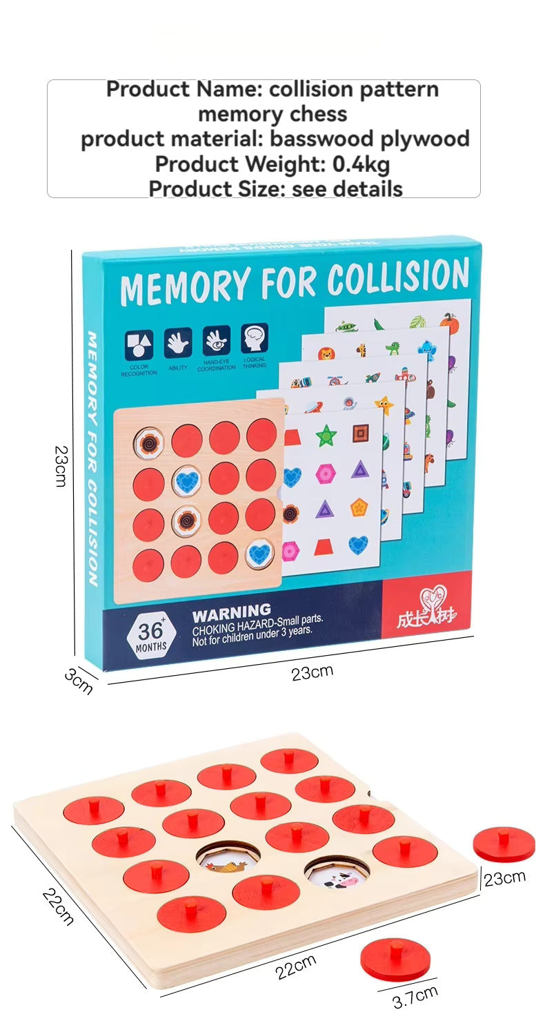 π§ βοΈ Intelligent Memory Chess Game | Montessori Logic & Brain Training Toy for Kids π±π
