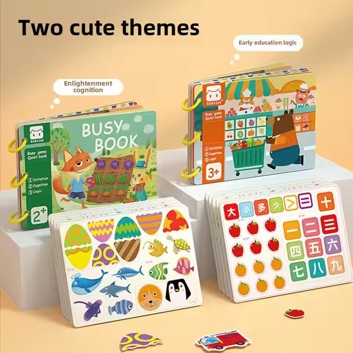 π¦π Busy Book Montessori Activity Set β Early Learning for Toddlers (30 Pages)