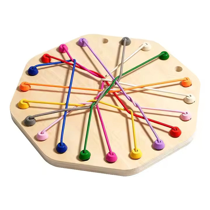 🧠 Montessori Wooden Rope Puzzle Game | Logical Thinking & Fun Challenge for Kids 🎯