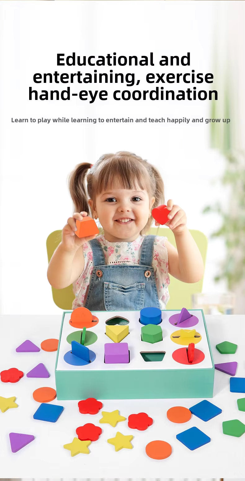 π¨ Montessori Shape Sorting Fun for Toddlers! π