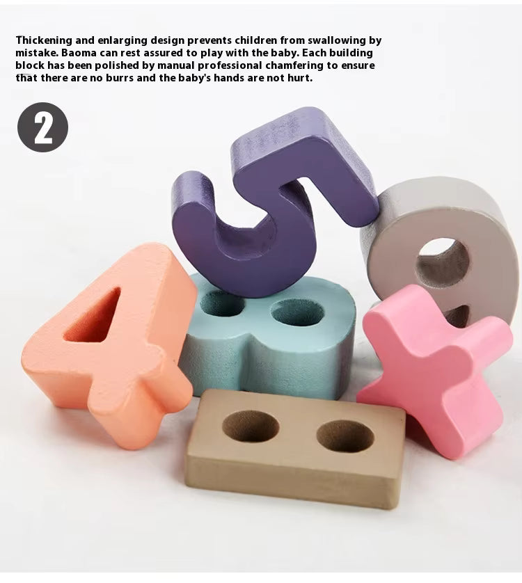 π’π Montessori 3-in-1 Number Puzzle Toy | Stacking, Counting & Shape Sorting | Early Learning Fun for Toddlers π―πΆ