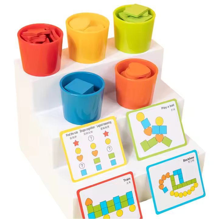 π§© Montessori Color Shape Classification Toy β Early Education Matching Game for Kids π¨