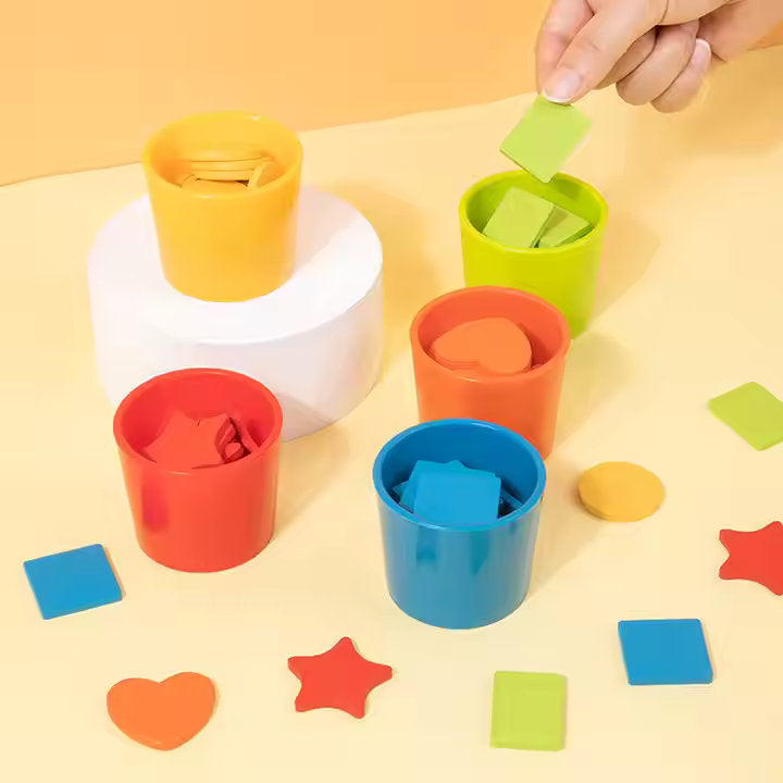 π§© Montessori Color Shape Classification Toy β Early Education Matching Game for Kids π¨