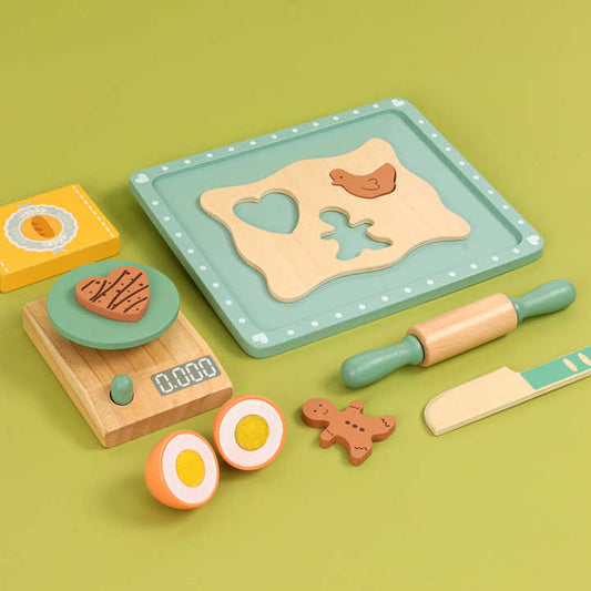 π°πͺ Kids Pretend Baking Food Toy | Wooden Cooking & Play π₯§π