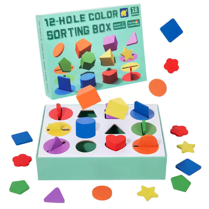 π¨ Montessori Shape Sorting Fun for Toddlers! π
