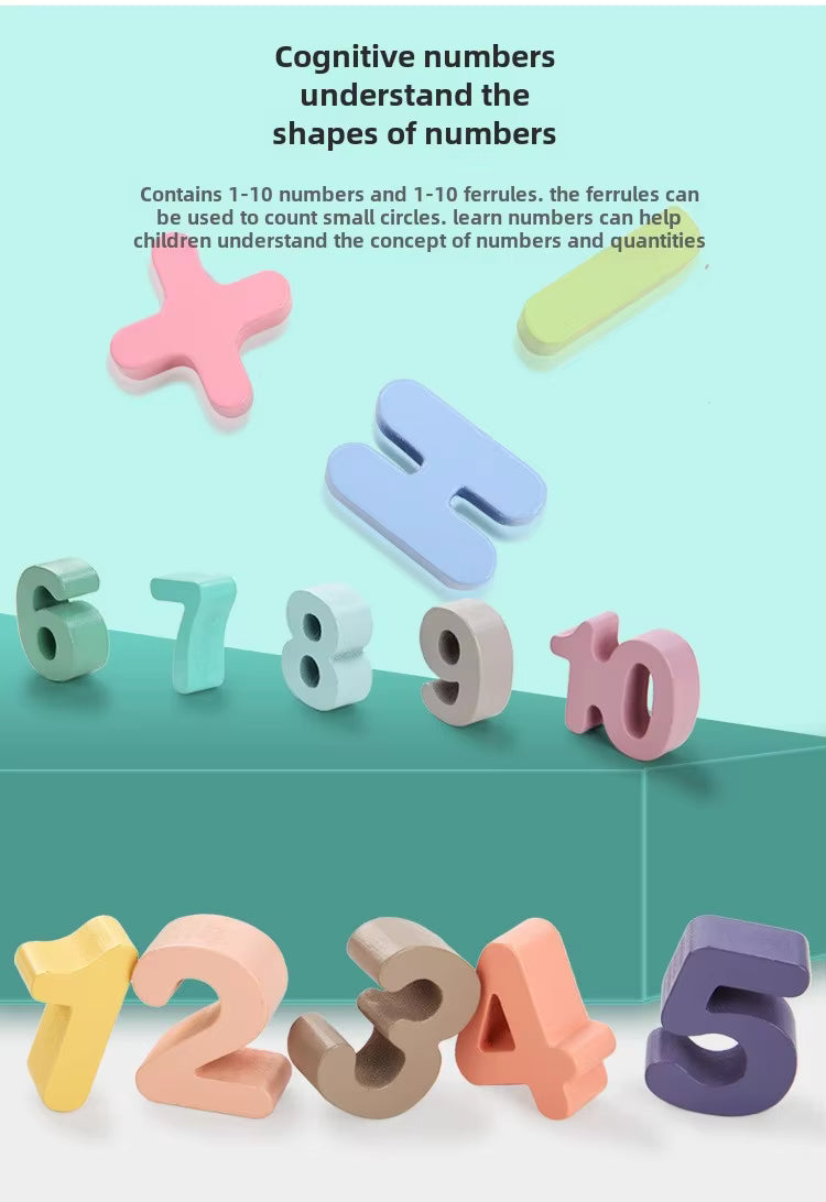 π’π Montessori 3-in-1 Number Puzzle Toy | Stacking, Counting & Shape Sorting | Early Learning Fun for Toddlers π―πΆ