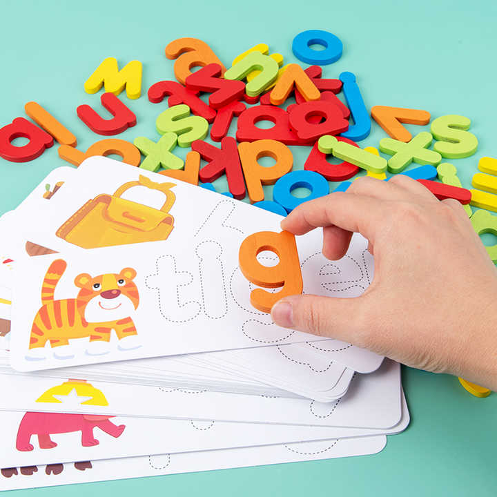 π π Montessori Wooden Alphabet Puzzle Game | Kids ABC Spelling & Cognition Toy for Preschool Learning ππ