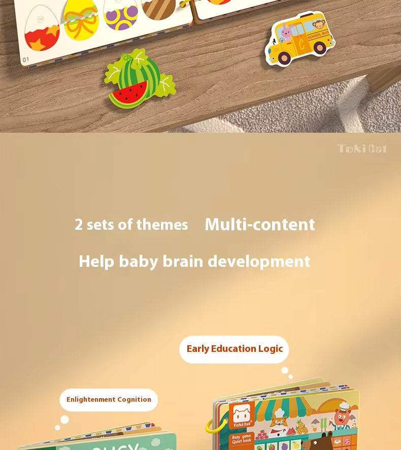 π¦π Busy Book Montessori Activity Set β Early Learning for Toddlers (30 Pages)