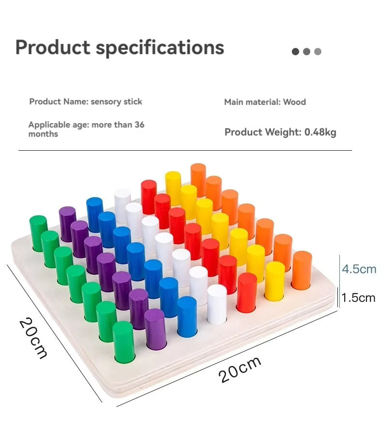 π§ Montessori Color Sorting Sensory Board β Fun & Focus Through Play! ππ¨πΆ