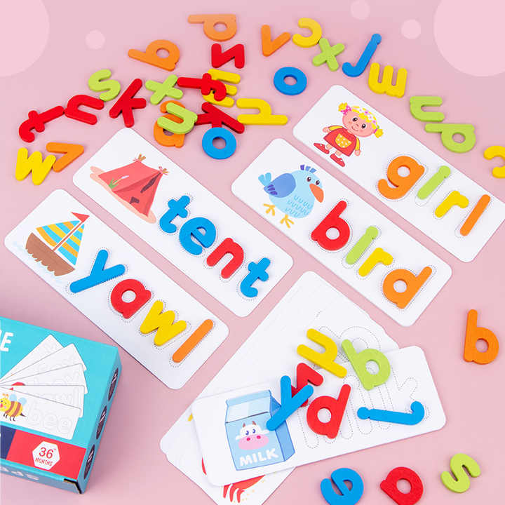 π π Montessori Wooden Alphabet Puzzle Game | Kids ABC Spelling & Cognition Toy for Preschool Learning ππ