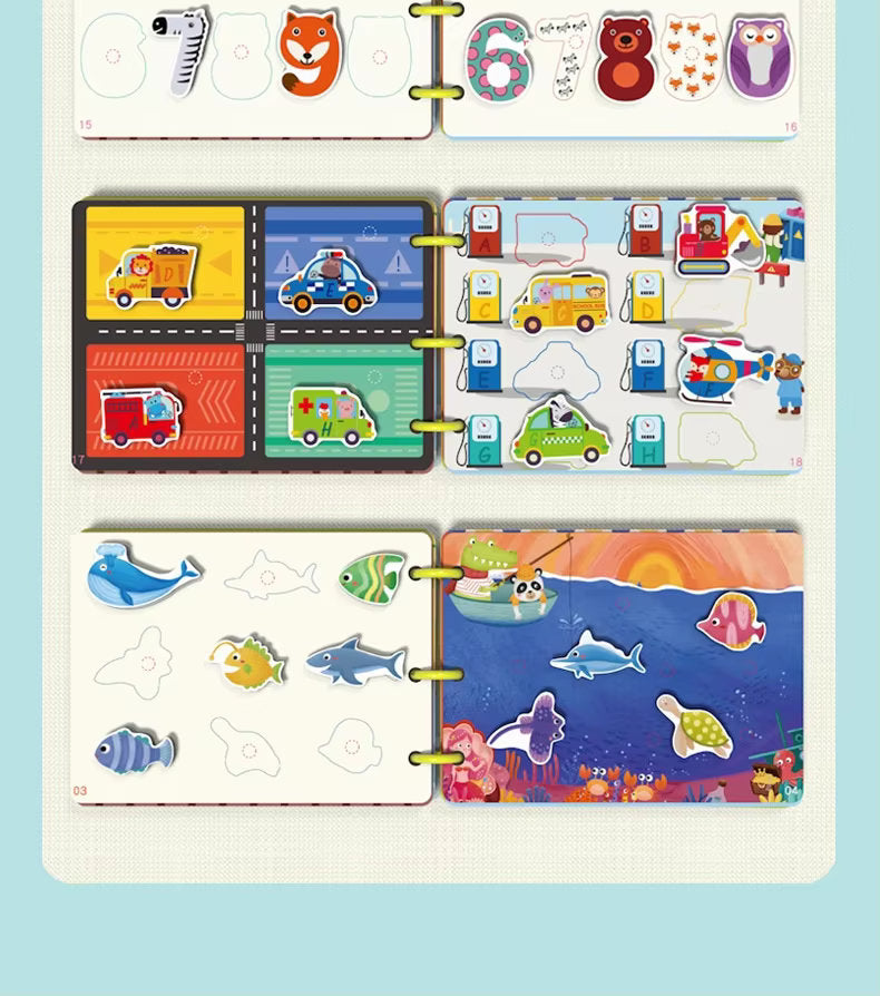 π¦π Busy Book Montessori Activity Set β Early Learning for Toddlers (30 Pages)