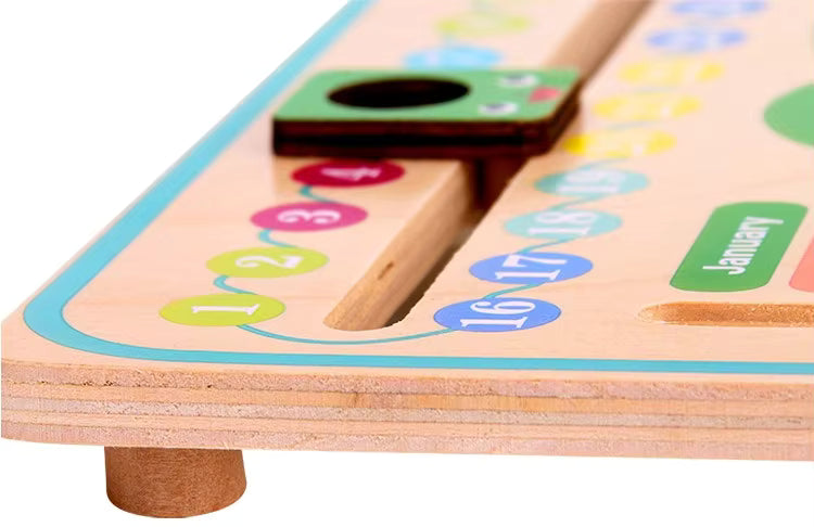 ππ» Montessori Multi-Function Wooden Clock Board | Bear & Frog Variants | Learn Time, Date, Weather & More! πΈπ€