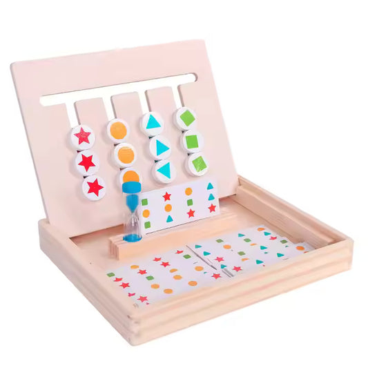 ๐โจ Montessori Wooden Shape Matching Educational Toy | Interactive Color & Shape Learning Game ๐๐งฉ