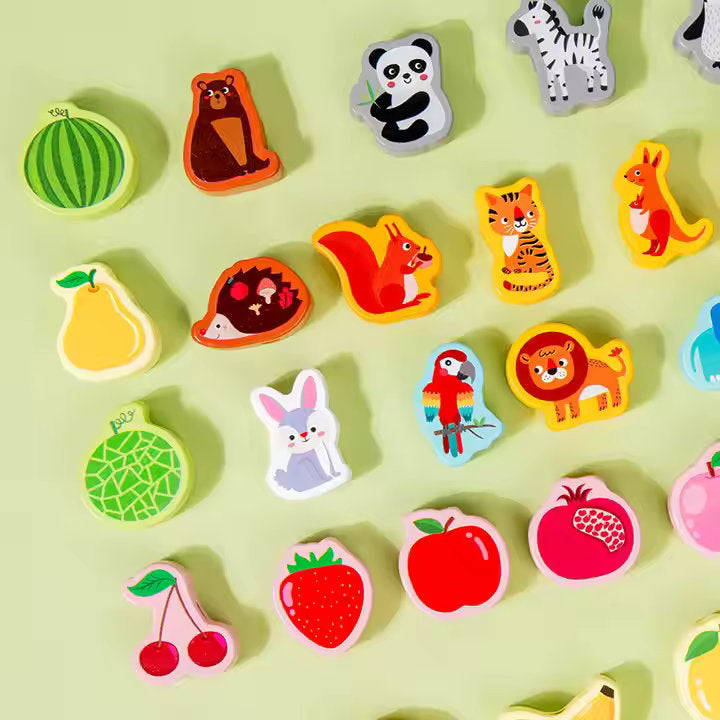 ๐จ๐  Early Educational Montessori Letter & Object Bead String Sets ๐งต๐งธ