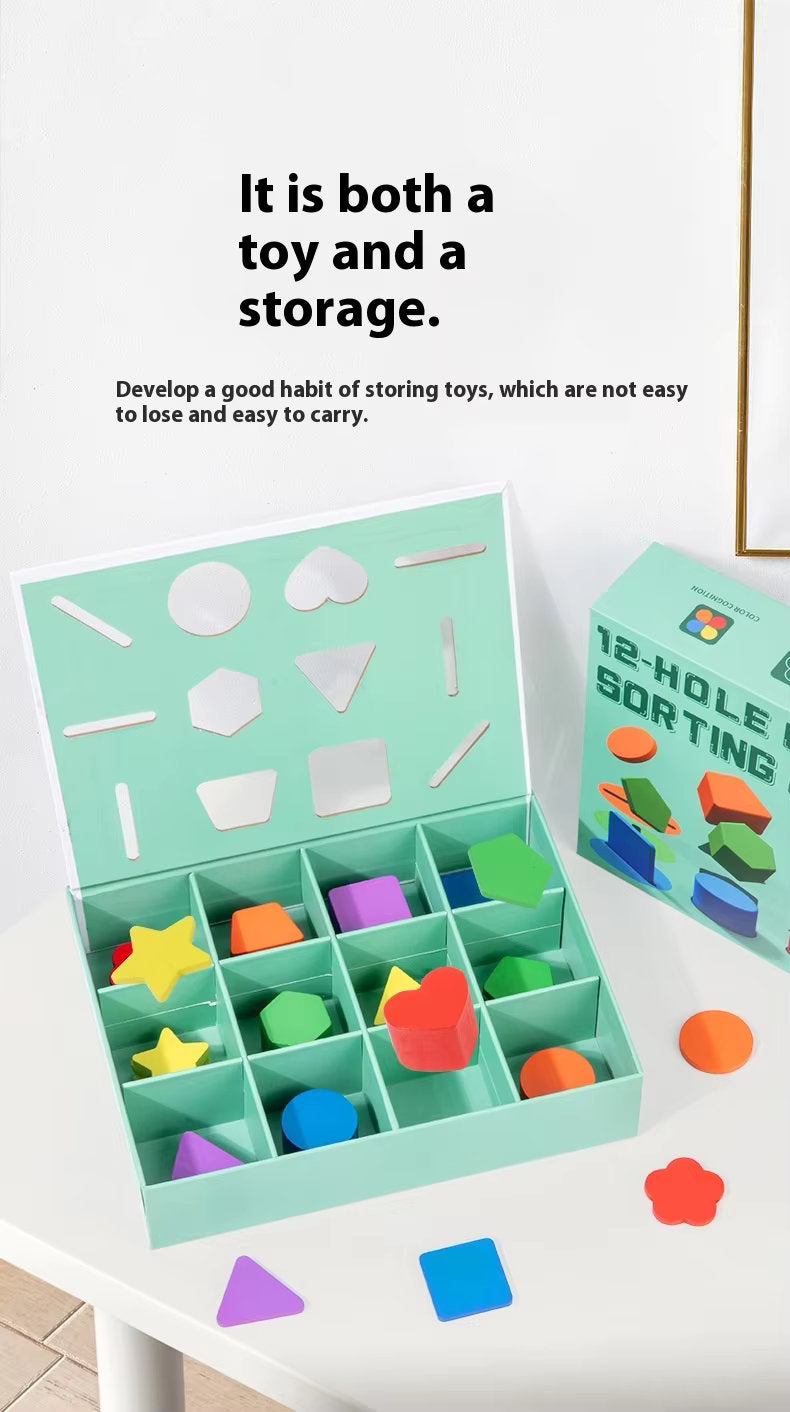 π¨ Montessori Shape Sorting Fun for Toddlers! π