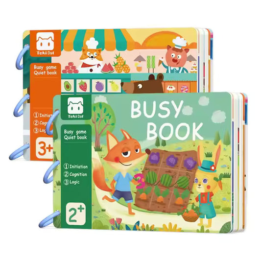 π¦π Busy Book Montessori Activity Set β Early Learning for Toddlers (30 Pages)