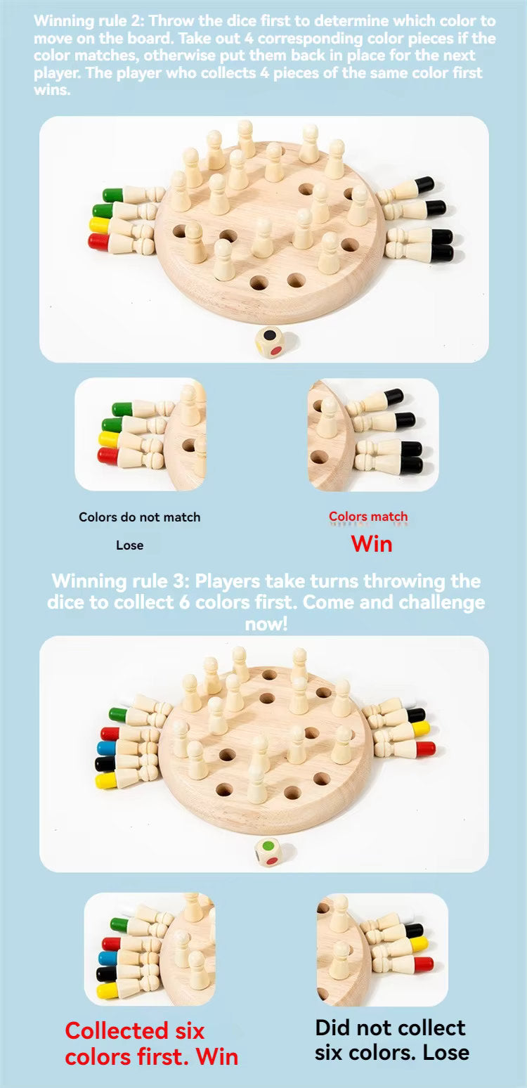 š§  Montessori Memory Match Stick Game ā Boost Memory, Color Recognition & Focus! š²šš§