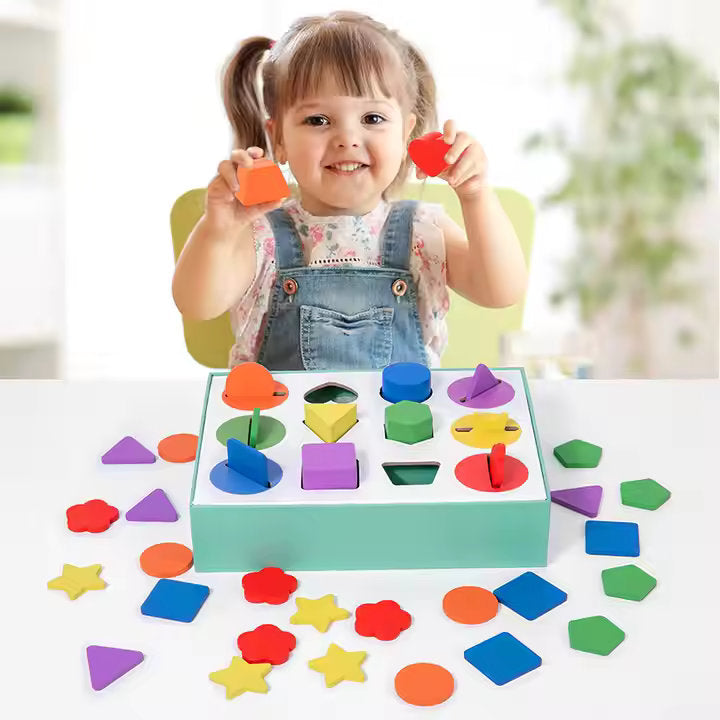π¨ Montessori Shape Sorting Fun for Toddlers! π