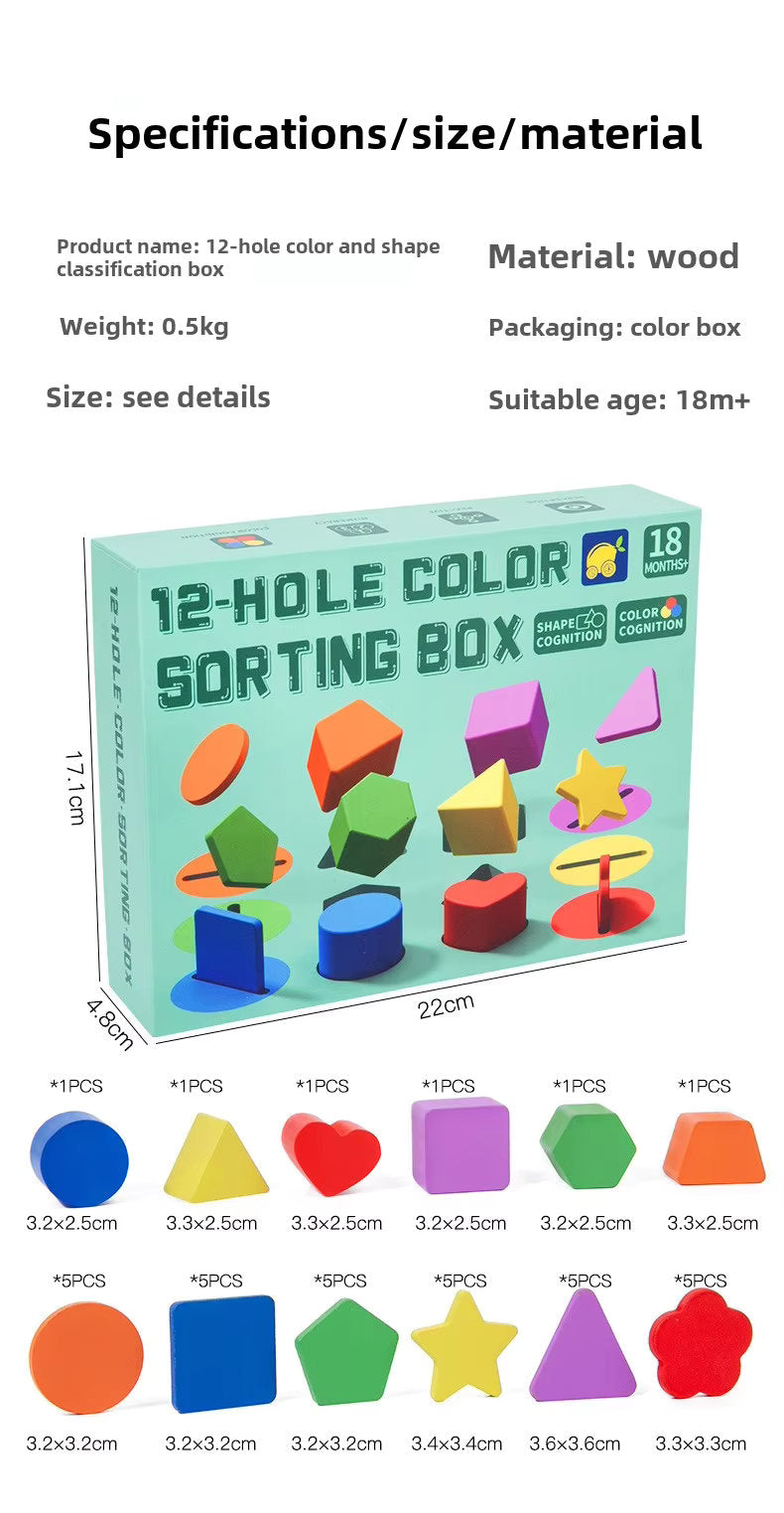 π¨ Montessori Shape Sorting Fun for Toddlers! π