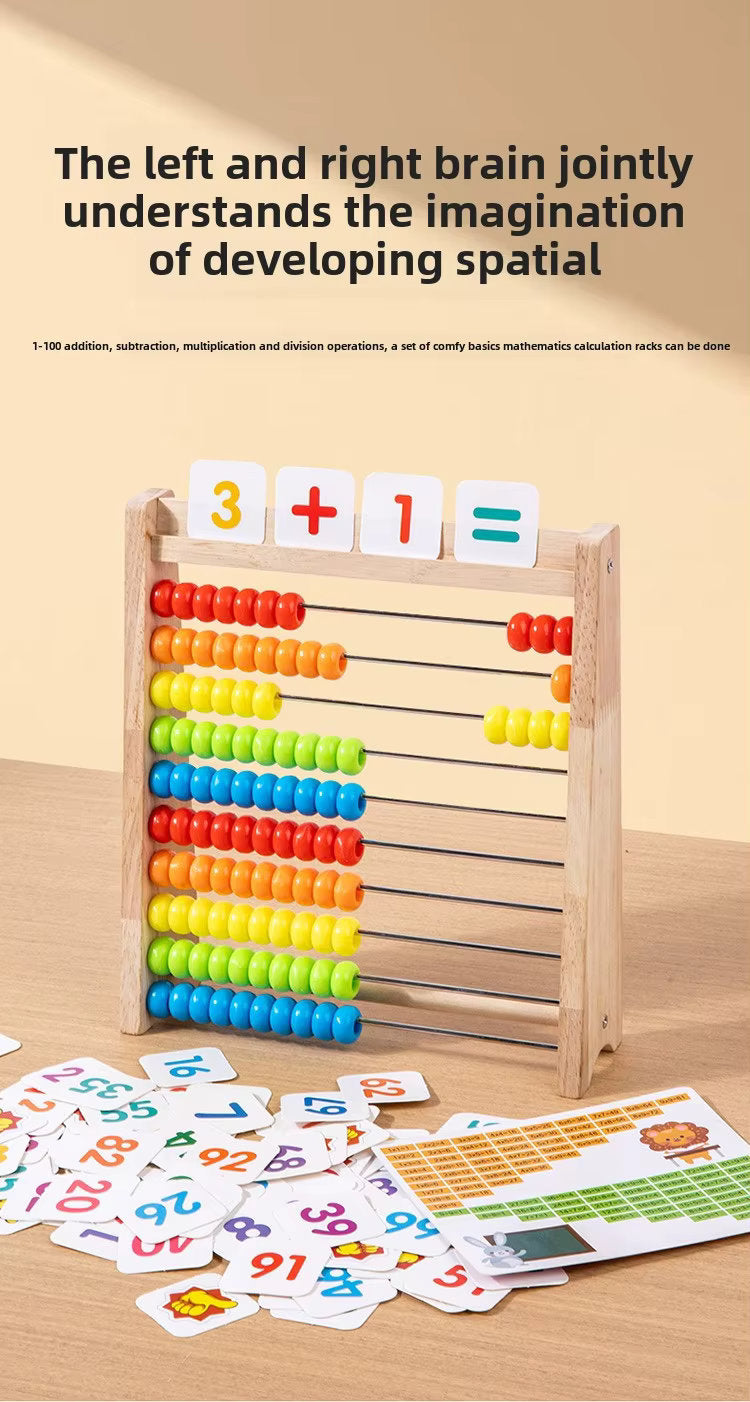 ๐งฎ Wooden Abacus Stand for Kids โ Make Math Fun & Hands-On! ๐