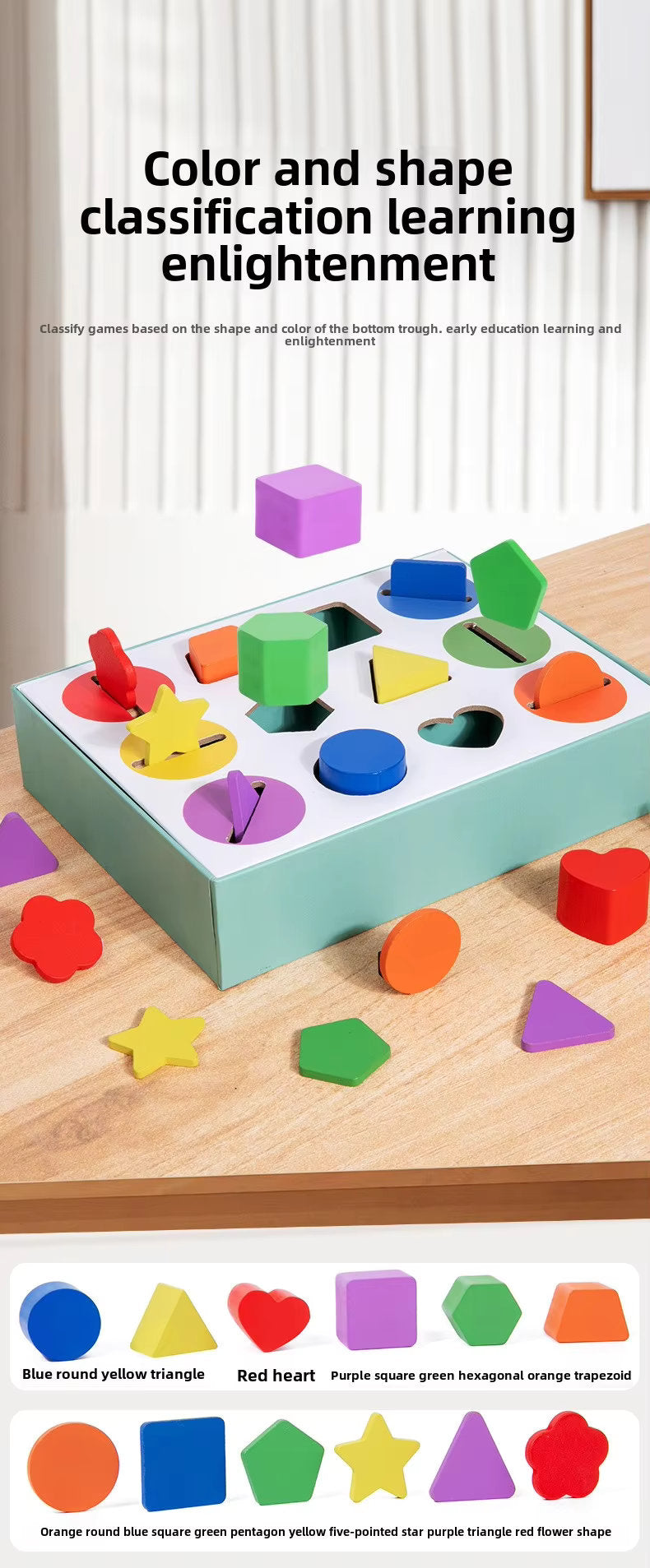 π¨ Montessori Shape Sorting Fun for Toddlers! π