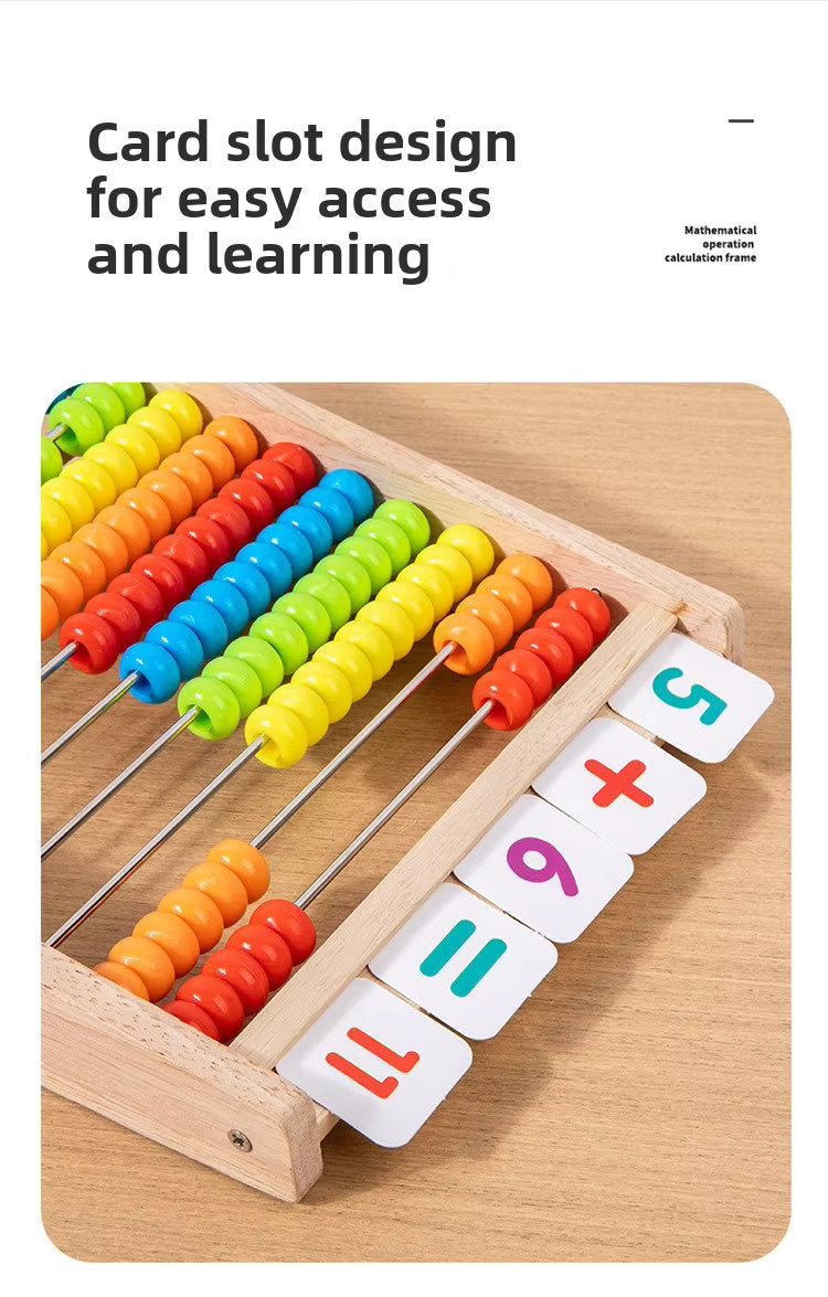 ๐งฎ Wooden Abacus Stand for Kids โ Make Math Fun & Hands-On! ๐