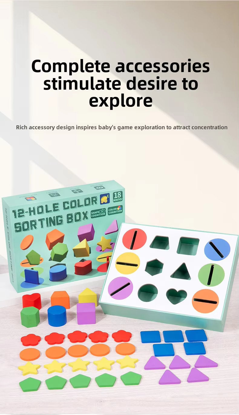π¨ Montessori Shape Sorting Fun for Toddlers! π