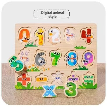π§ π Montessori Cognitive Wooden Puzzle Board | Multi-Theme Early Education Toy for Kids Ages 3+ πΆπ