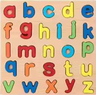 ππ’ Wooden Board Alphabet, Numbers & Shapes Kids Montessori 3D Puzzle ππ§