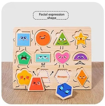 π§ π Montessori Cognitive Wooden Puzzle Board | Multi-Theme Early Education Toy for Kids Ages 3+ πΆπ