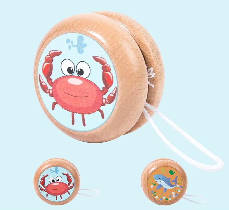 Whirling Fun π Wooden Cartoon Yo-Yo for Kids | Animal Balance Toy π―πΌπͺ