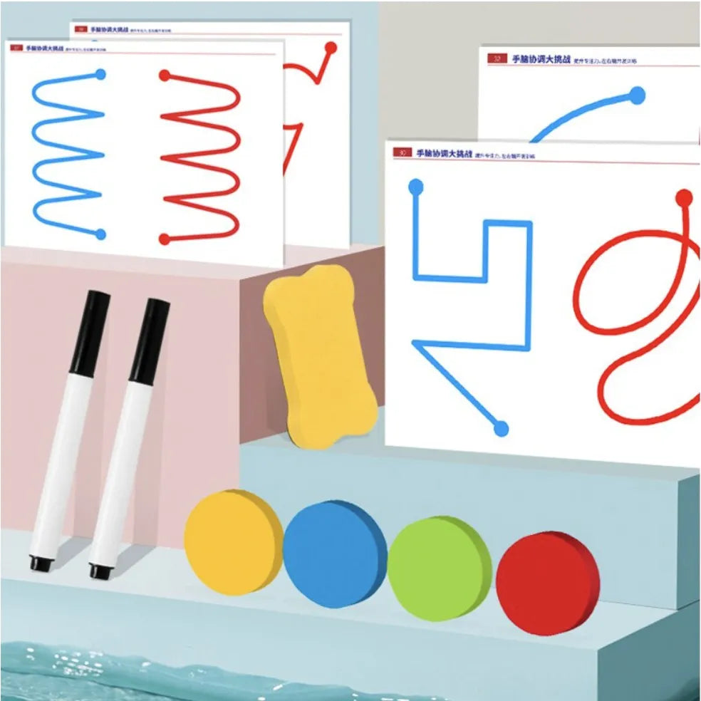 π§ βοΈ Kids Left & Right Brain Training Puzzle Set | Hand Coordination & Focus Development | Montessori-Inspired Toy for 3+ π―π