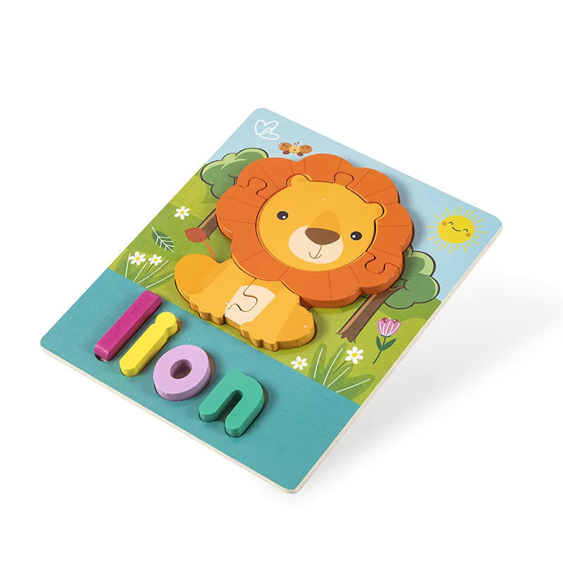 Montessori Wooden Jigsaw Puzzles π§©π’ | Spelling & Shape Recognition Fun for Kids π§ π¨