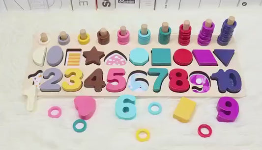 ππ’ Multi-Function Logarithmic Board | Montessori Wooden Math Toy ππ§