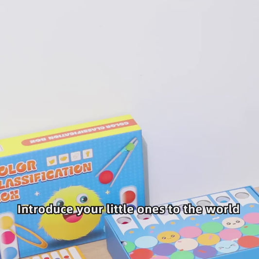π¨π Montessori Children's Enlightenment | Wooden Clip & Hair Ball Sorting Puzzle π§ β¨