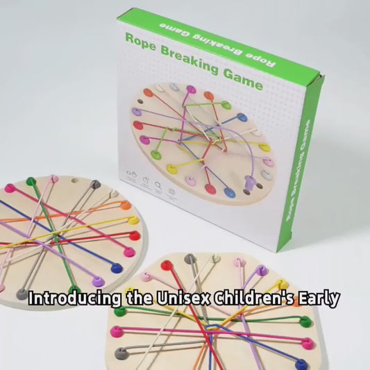 ๐ง  Montessori Wooden Rope Puzzle Game | Logical Thinking & Fun Challenge for Kids ๐ฏ