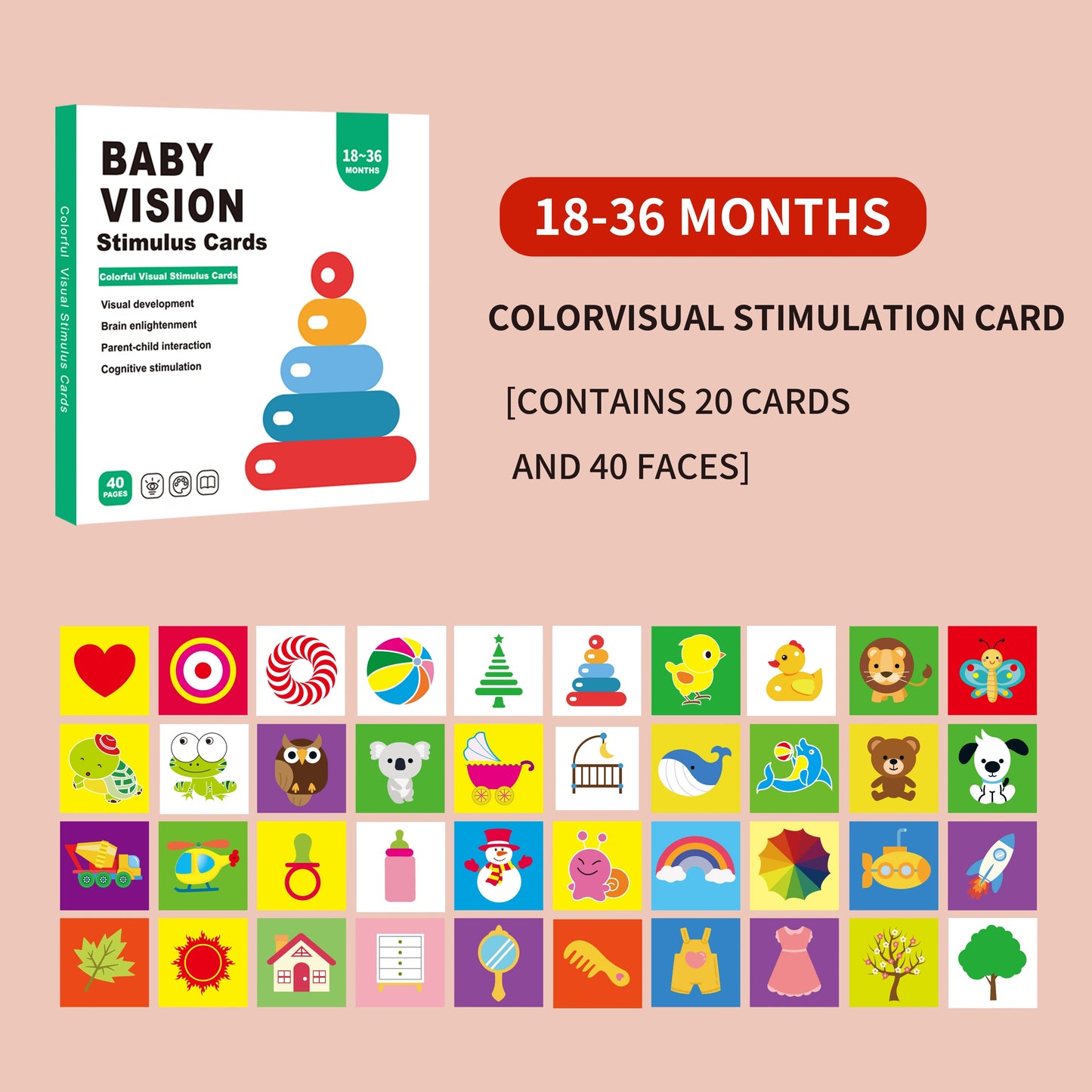 πΆπ Early Learning Visual Stimulation Flashcards π€π§  Talking Cards for Babies & Toddlers