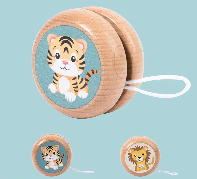 Whirling Fun π Wooden Cartoon Yo-Yo for Kids | Animal Balance Toy π―πΌπͺ
