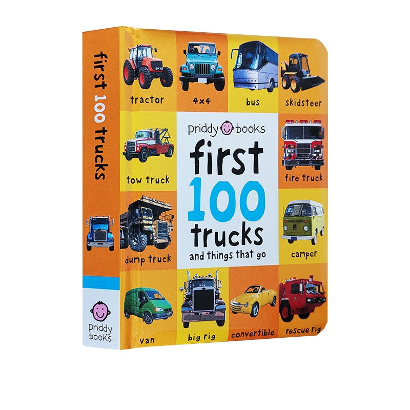 🌟 First 100 Board Books Set – Words, Animals, Trucks & Shapes! 📚