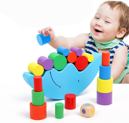 Wooden Moon Balance Game Kids Educational Toy