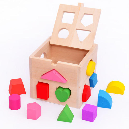 🎯 Wooden Shape Sorter Box - Educational Fun for Curious Minds! 🧩